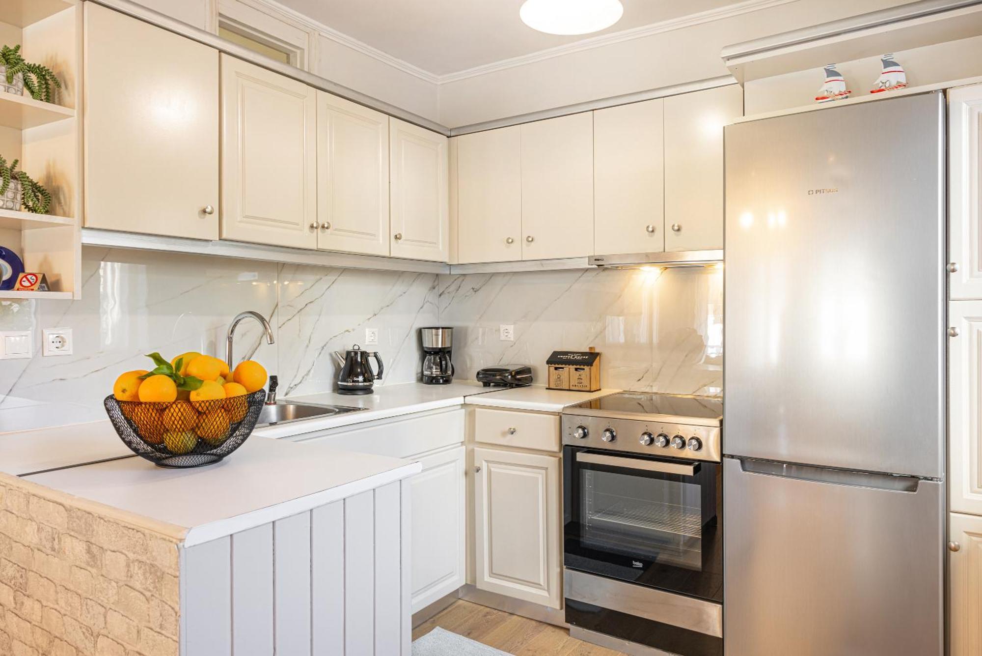 Pythagorio Blue Street Apartment With Balcony 외부 사진